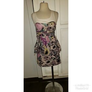 Colorful Peplum dress